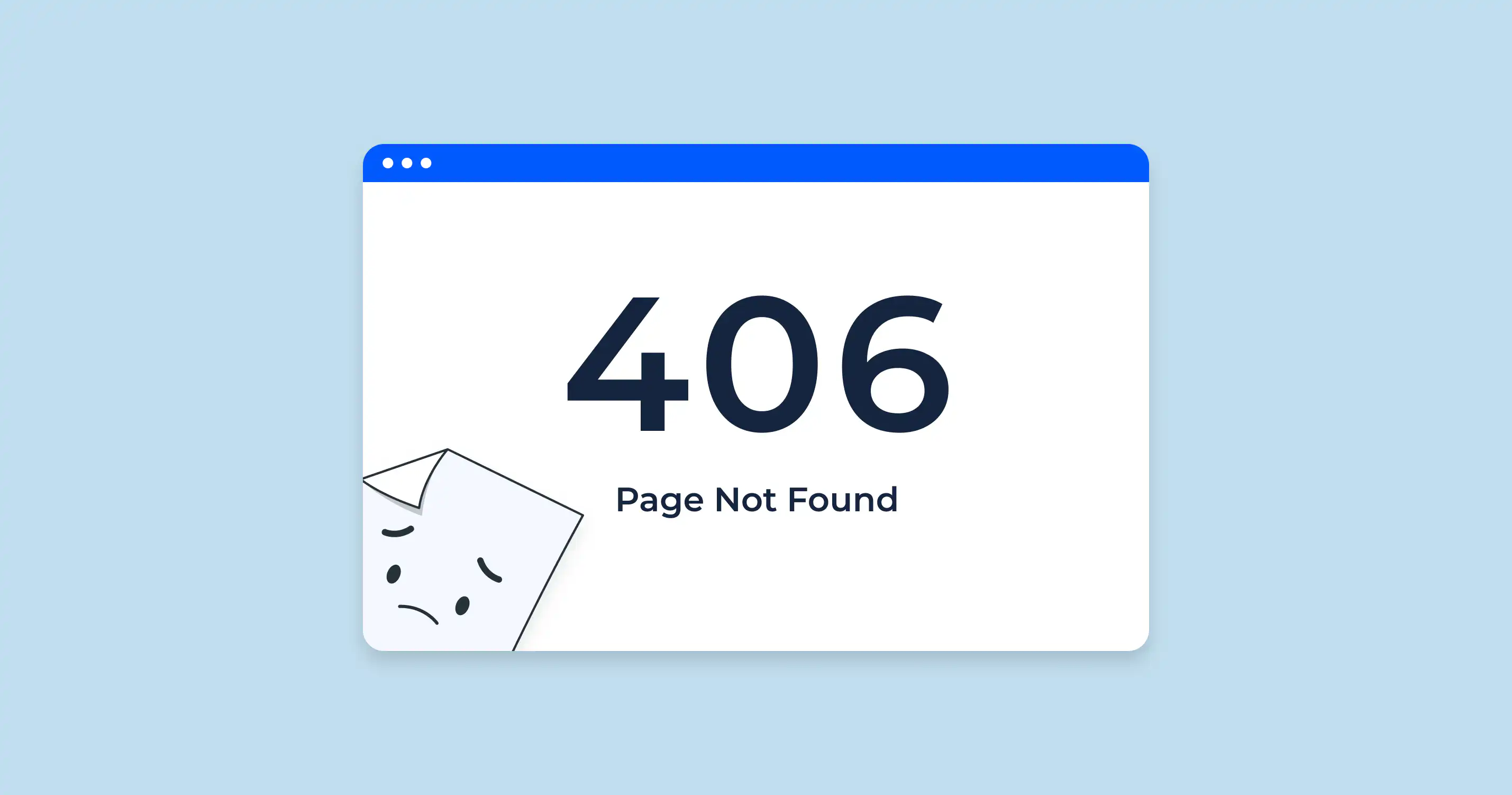 406 error