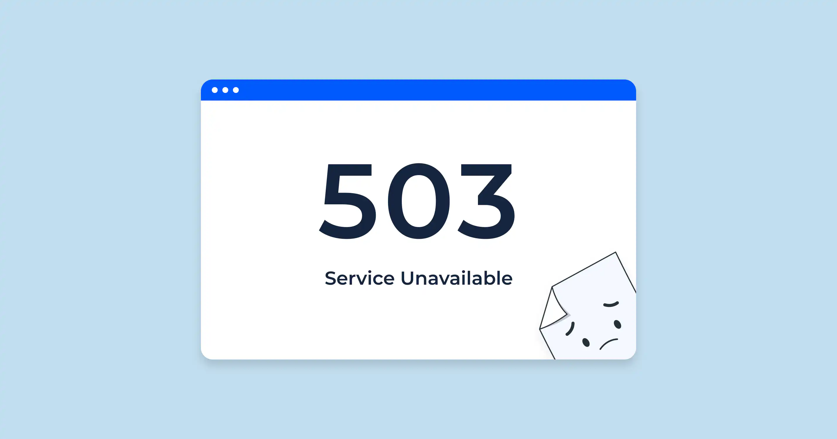 503 status code